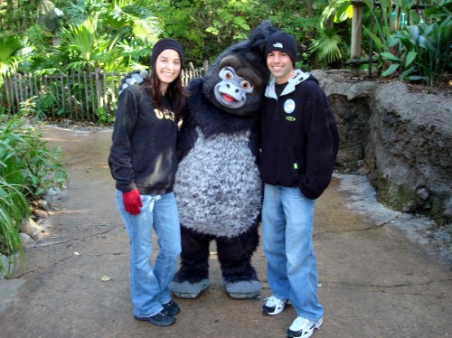 Sarah and Paul With Tarzan's Terk